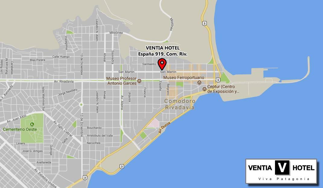 Hotel Urbano Ventia Comodoro Rivadavia Esterno foto